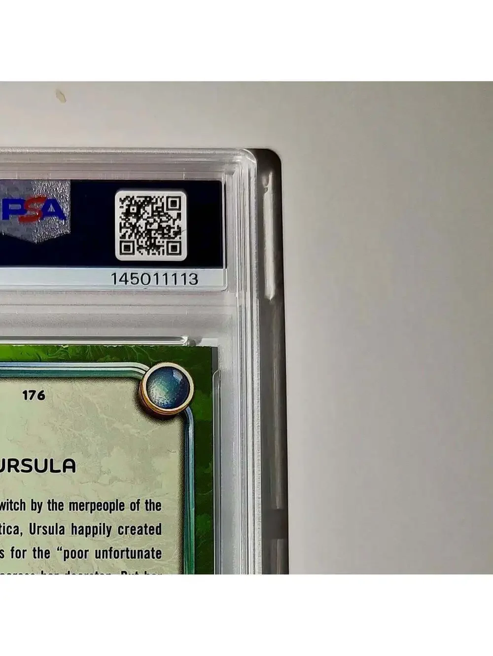 Ursula 2025 Topps Disney Wonder #176 Card The Little Mermaid PSA 7
